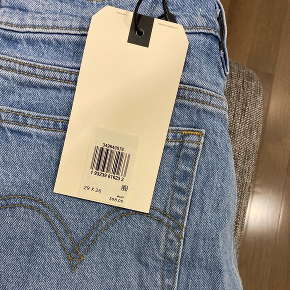 Levi's - Wedgie Fit Straight Jeans - Tango Blue - Picture 11 of 16